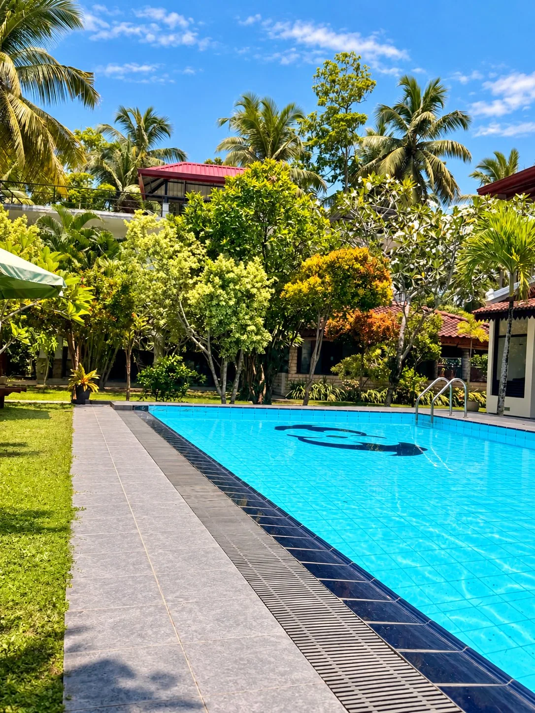 Villa Estuary pool and tropical garden